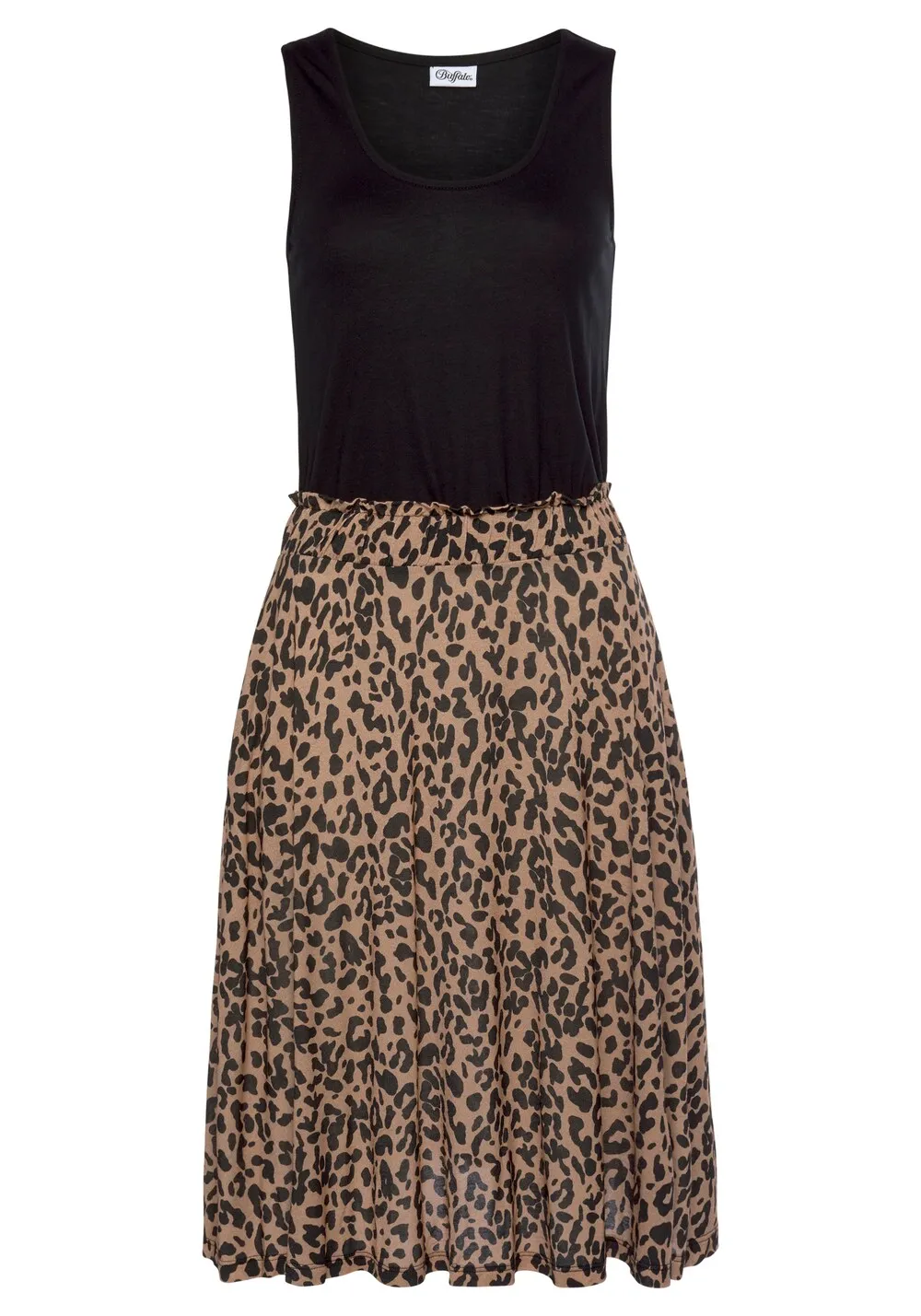 Buffalo dress, light brown/black