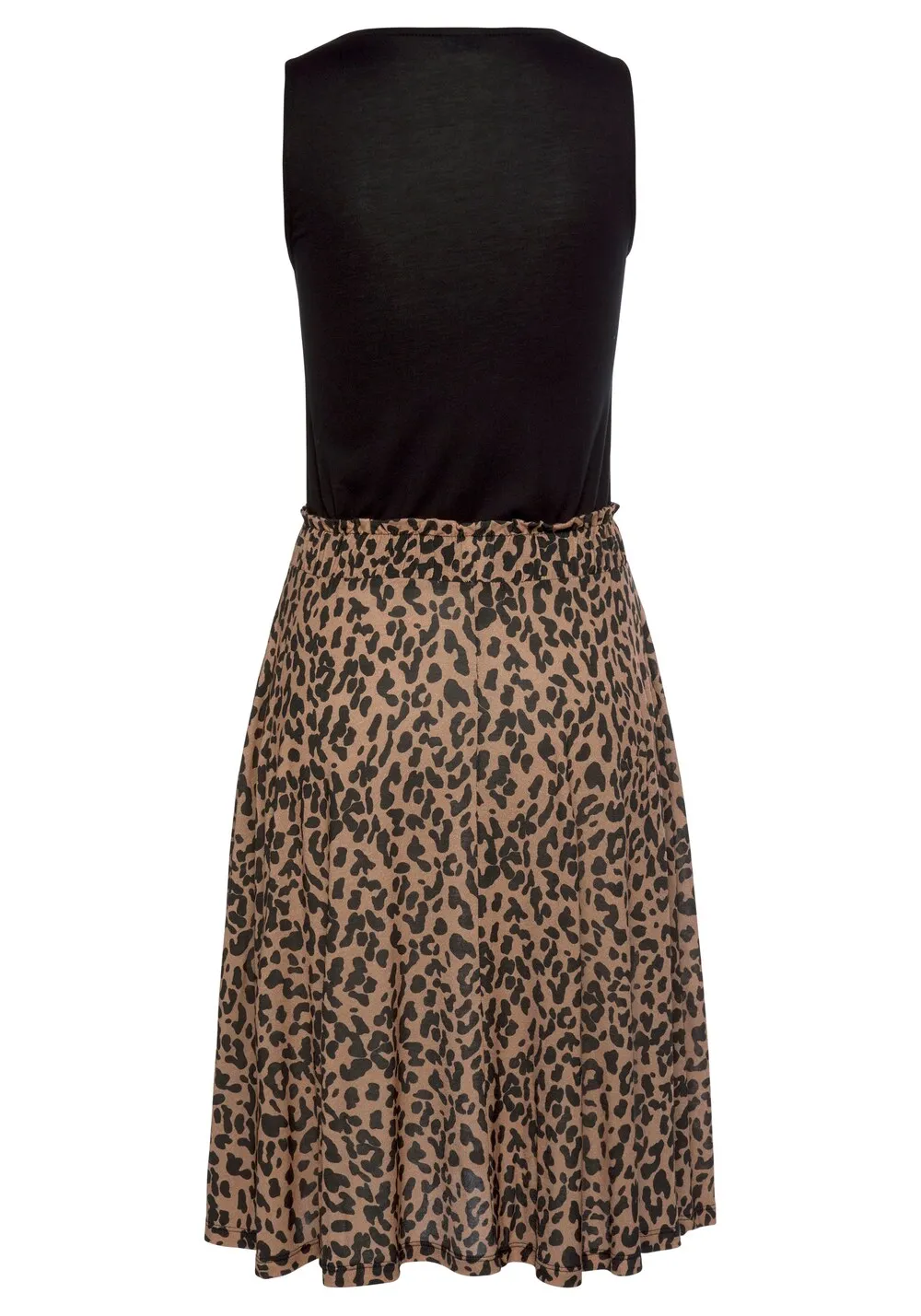 Buffalo dress, light brown/black
