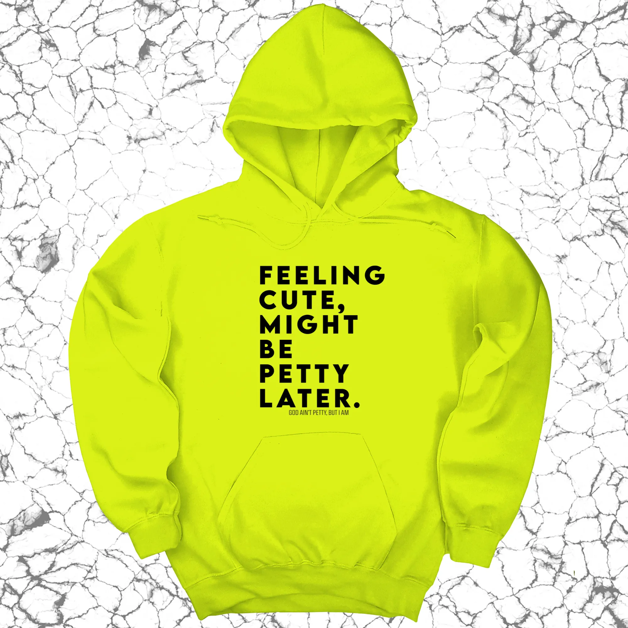 Feeling cute, might be petty later Unisex Hoodie