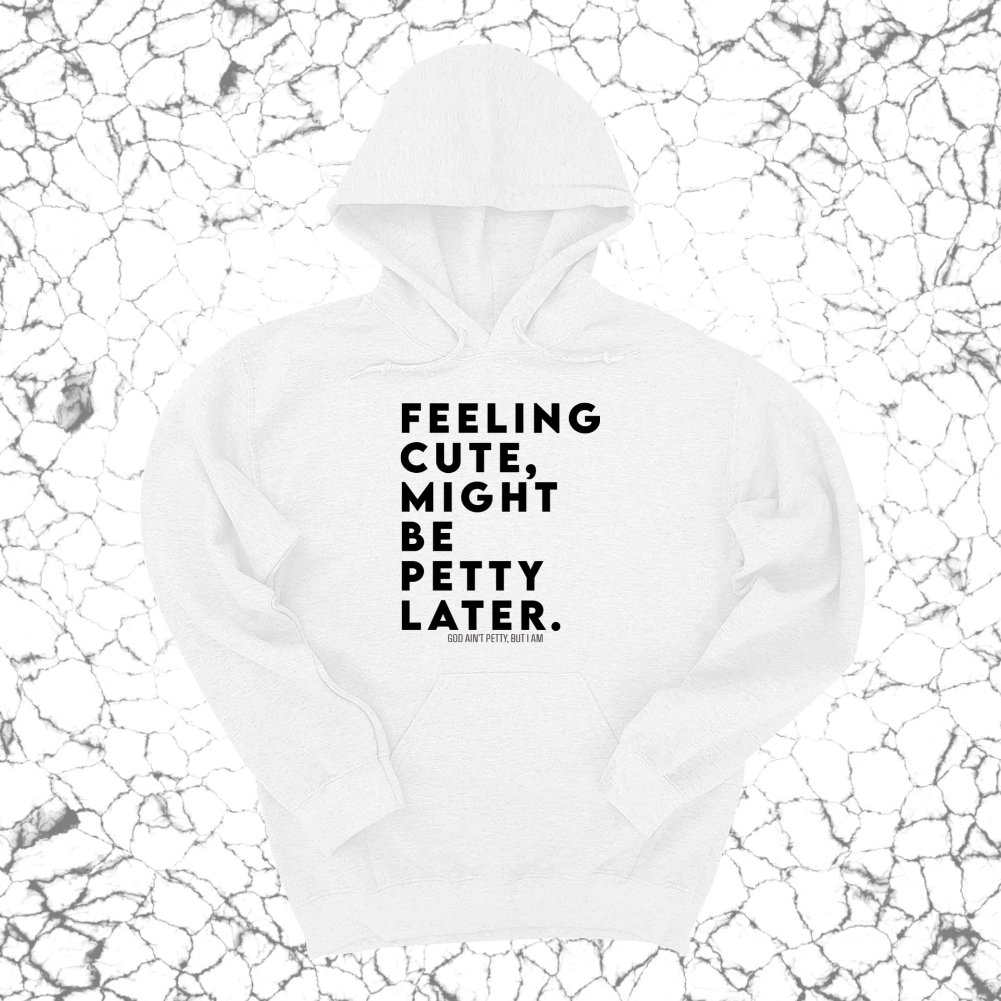Feeling cute, might be petty later Unisex Hoodie