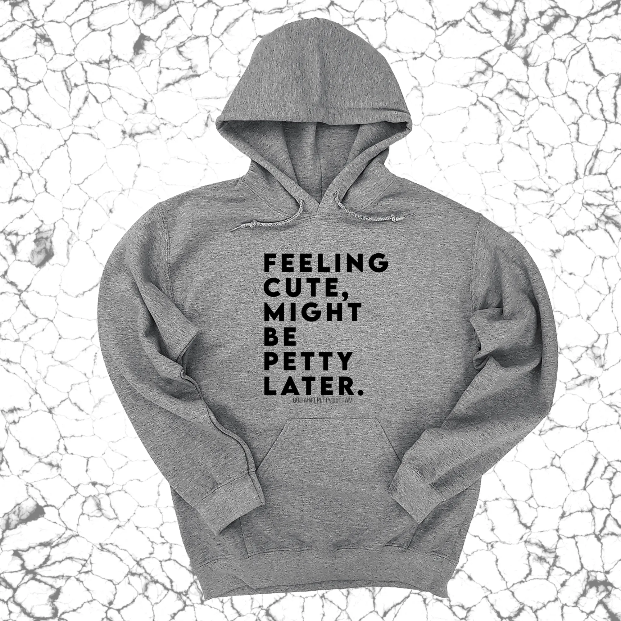 Feeling cute, might be petty later Unisex Hoodie