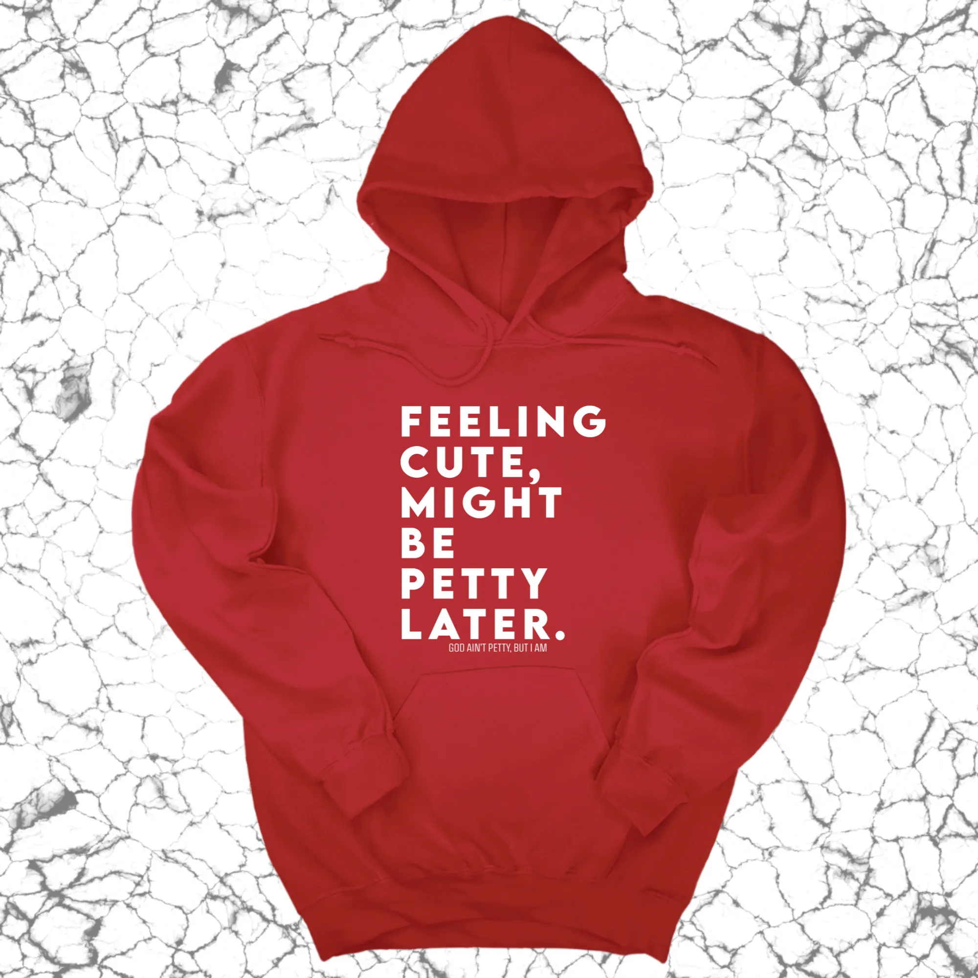Feeling cute, might be petty later Unisex Hoodie