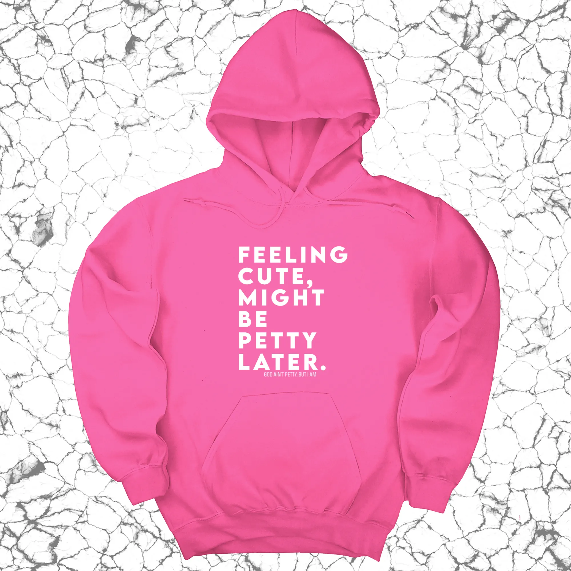 Feeling cute, might be petty later Unisex Hoodie