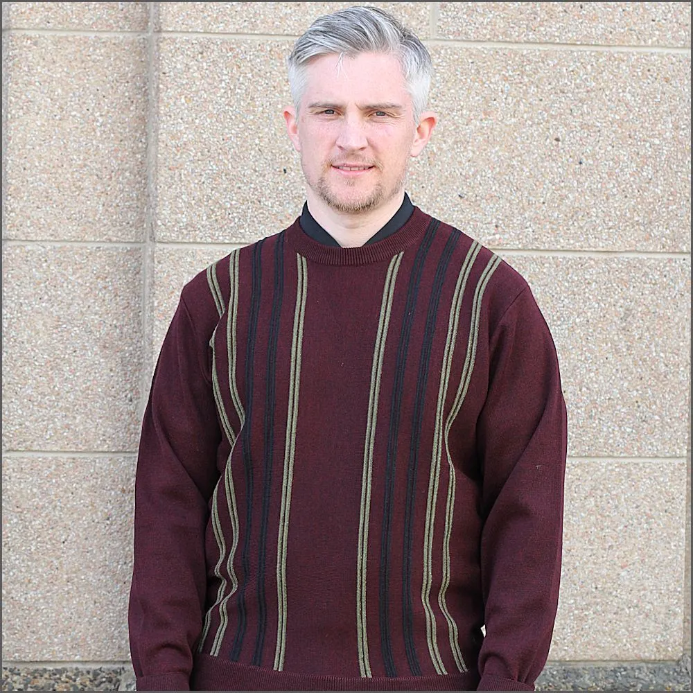 Gabicci M11 Oxblood Crew Neck^
