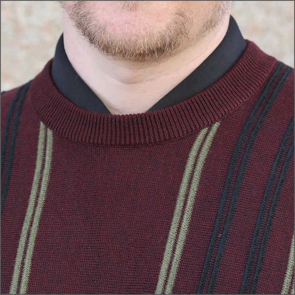 Gabicci M11 Oxblood Crew Neck^