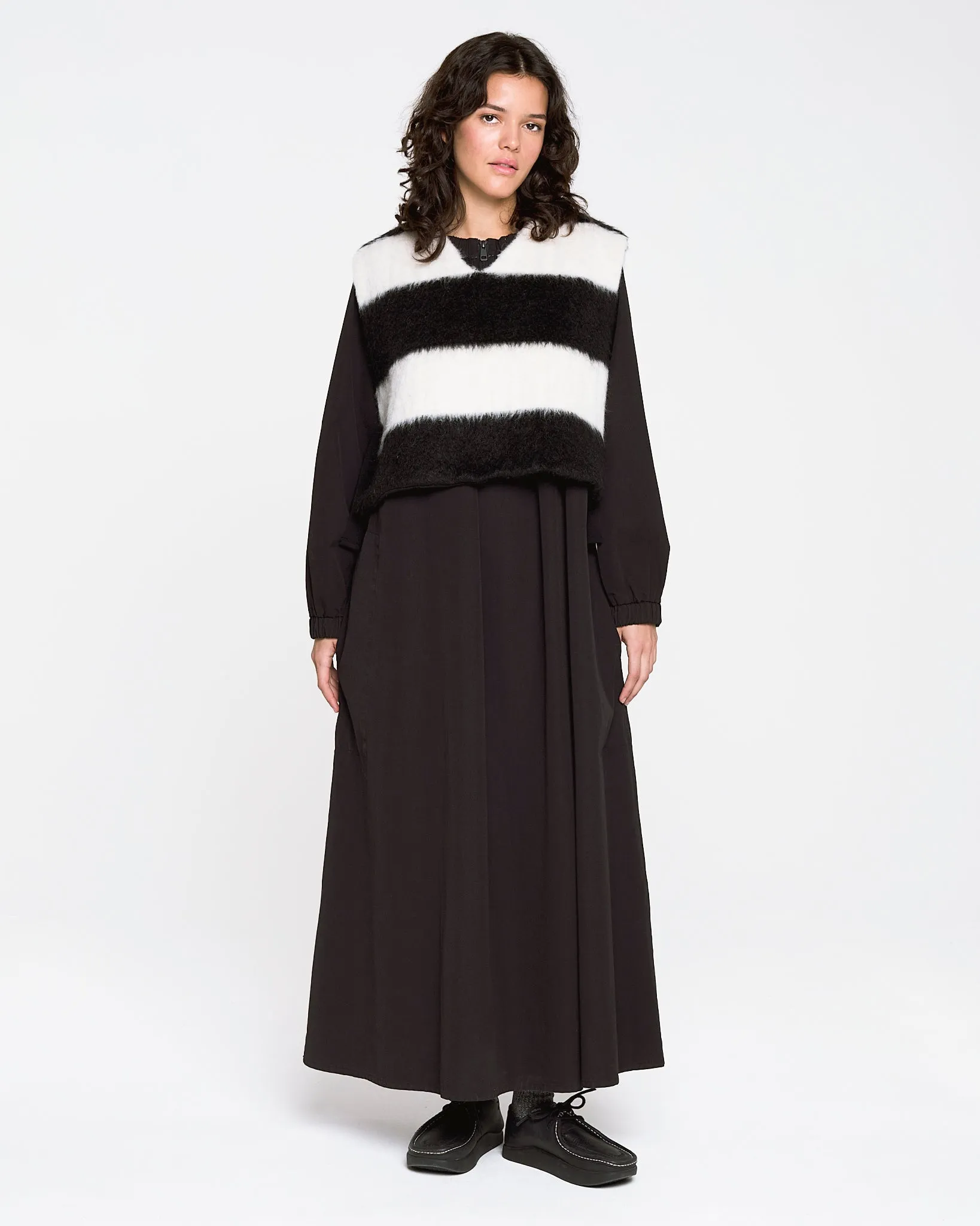G.o.D Grassland Dress Light Cotton Drill Black
